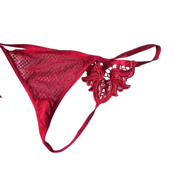 Frederick's of Hollywood Bustier Womens L Red Alexa Zoe Lace Garter X118-2022 - Picture 3 of 10